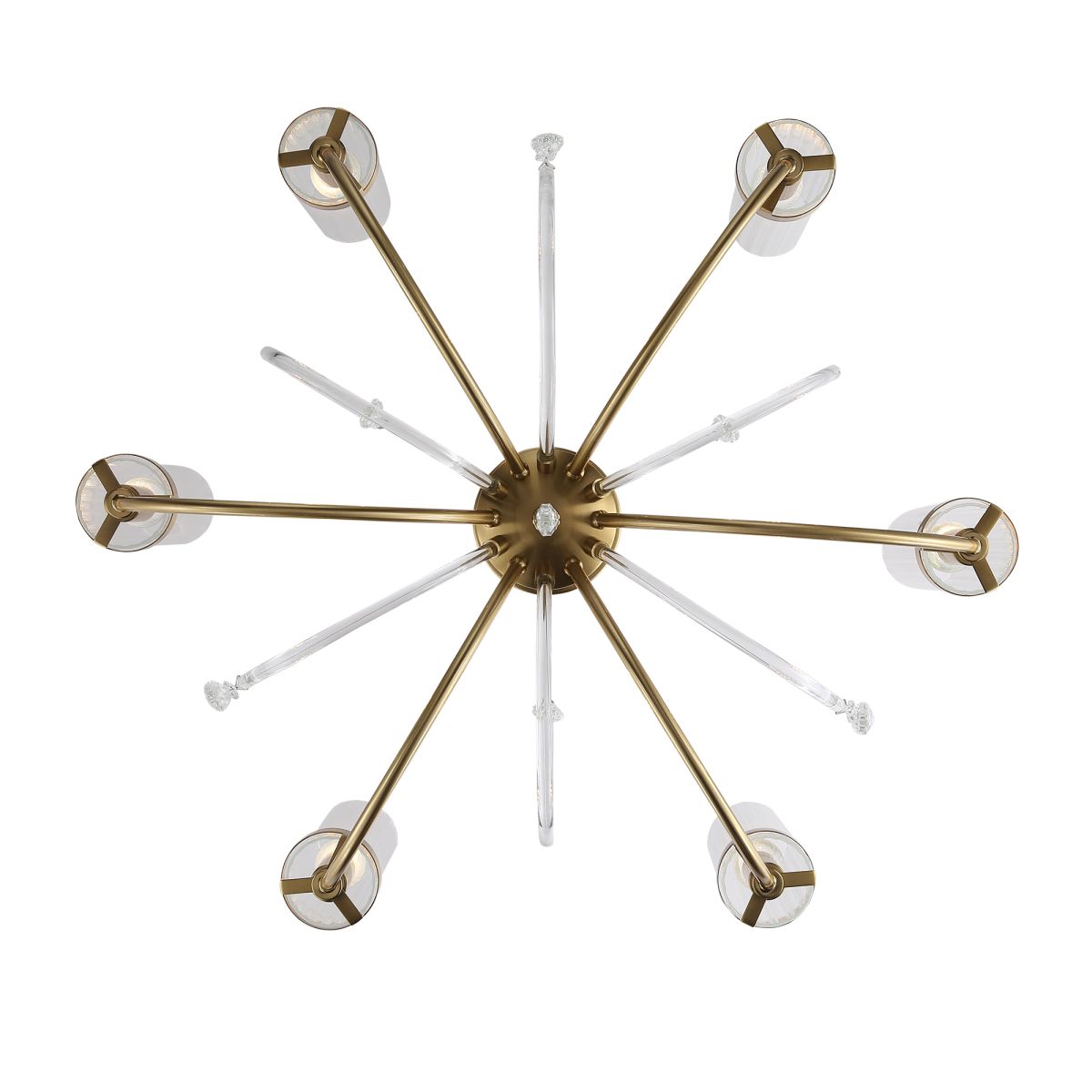 люстра на штанге st luce иллюмиа sl1400.303.06