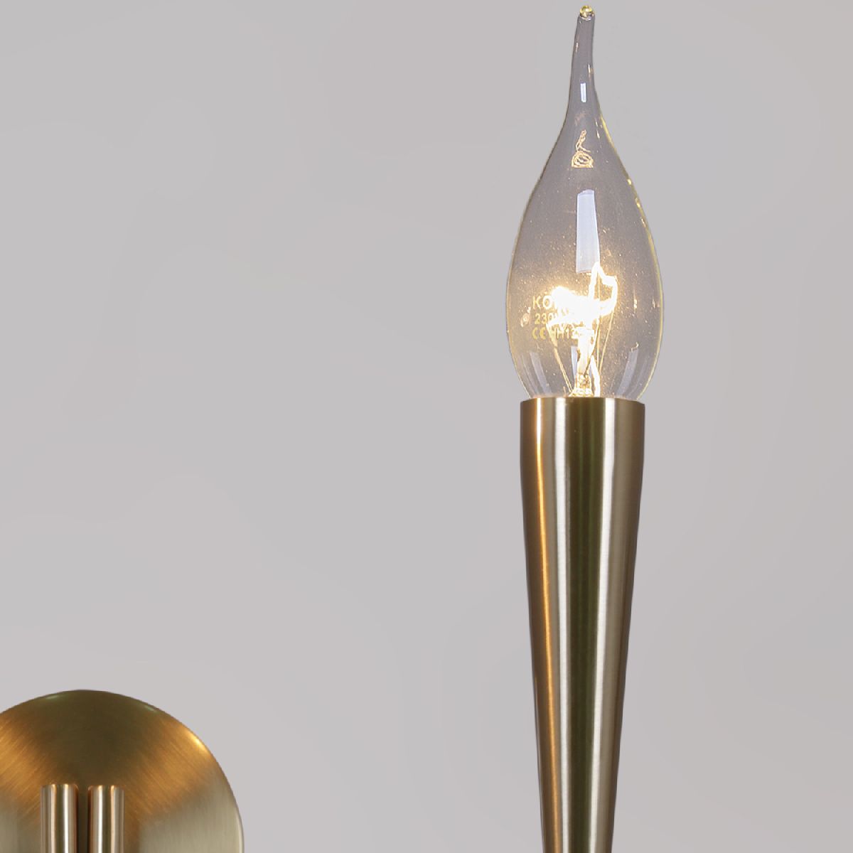 бра reluce il0441-2w-79 brass vase