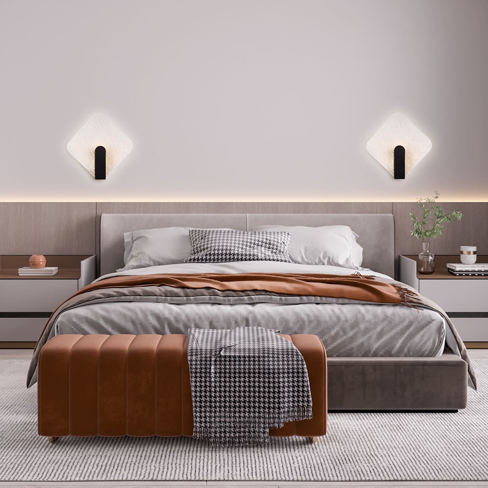 настенный светильник led4u l7367-2 bk