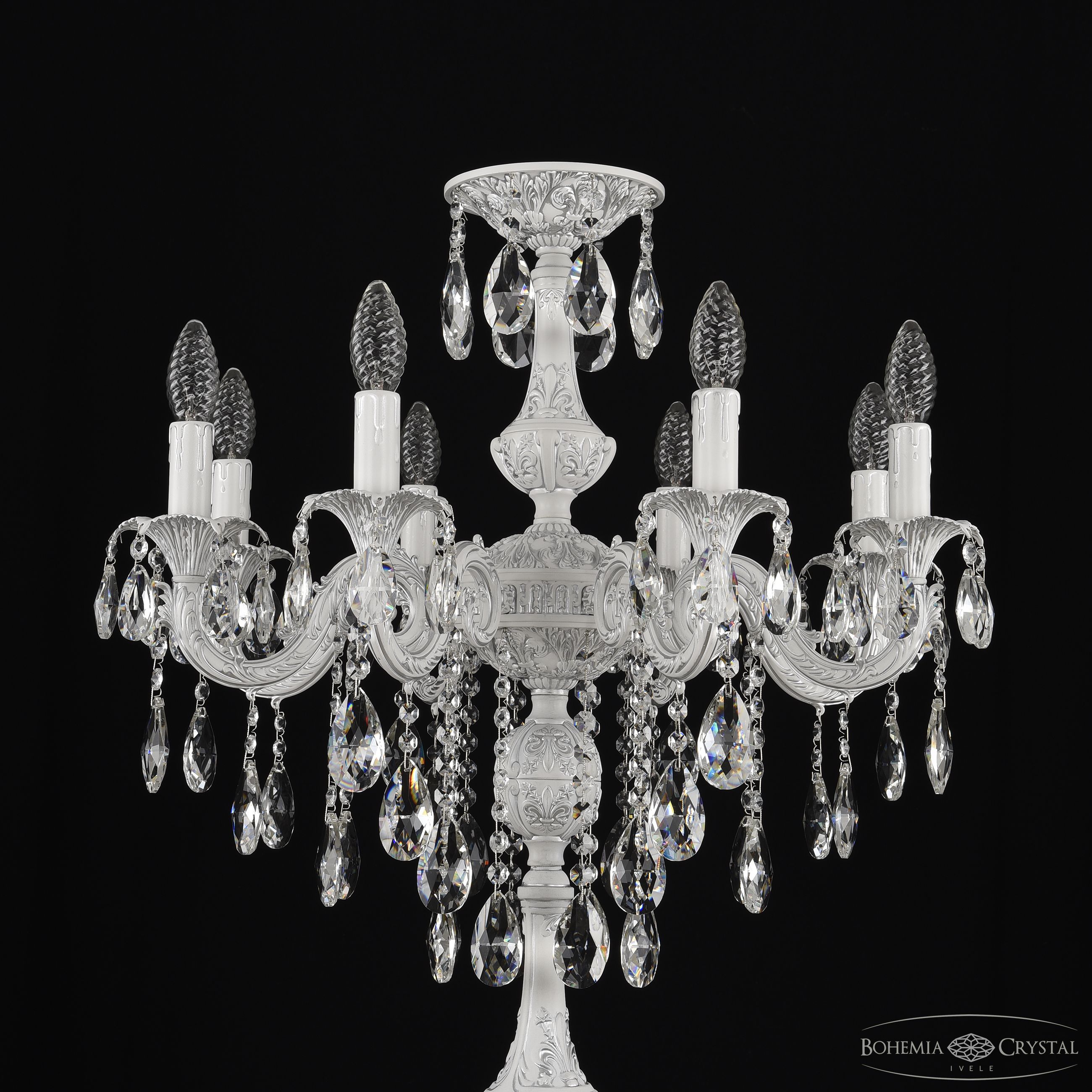торшер bohemia ivele crystal al79101t/8/175 b wmn