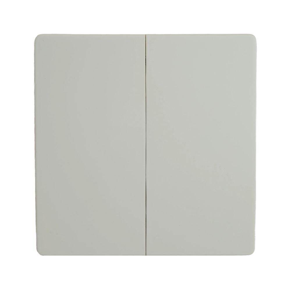 выключатель двухклавишный беспроводной feron smart белый tm92 51021