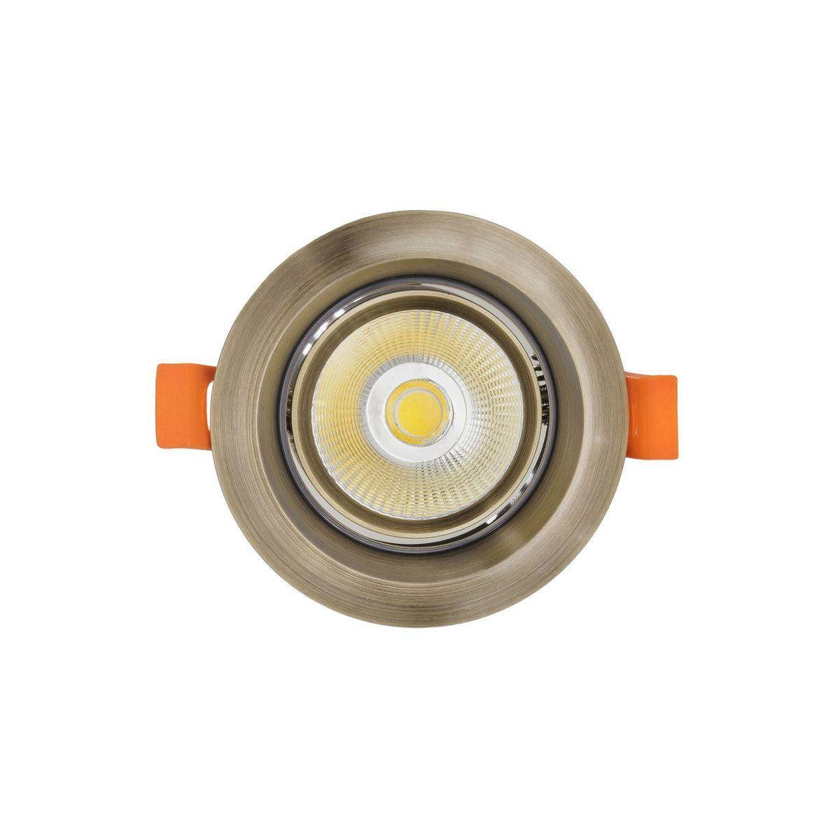 встраиваемый светодиодный светильник lumina deco dalston ldc y115 gr+br