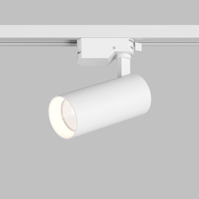 трековый однофазный светильник denkirs solid koper dk6451-wh