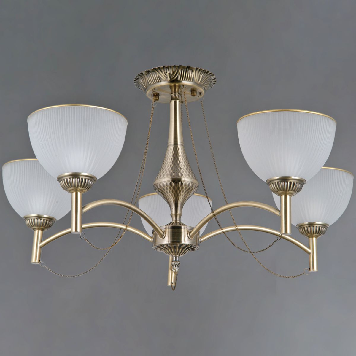 люстра на штанге illumico il0653-5csq-25ab elite