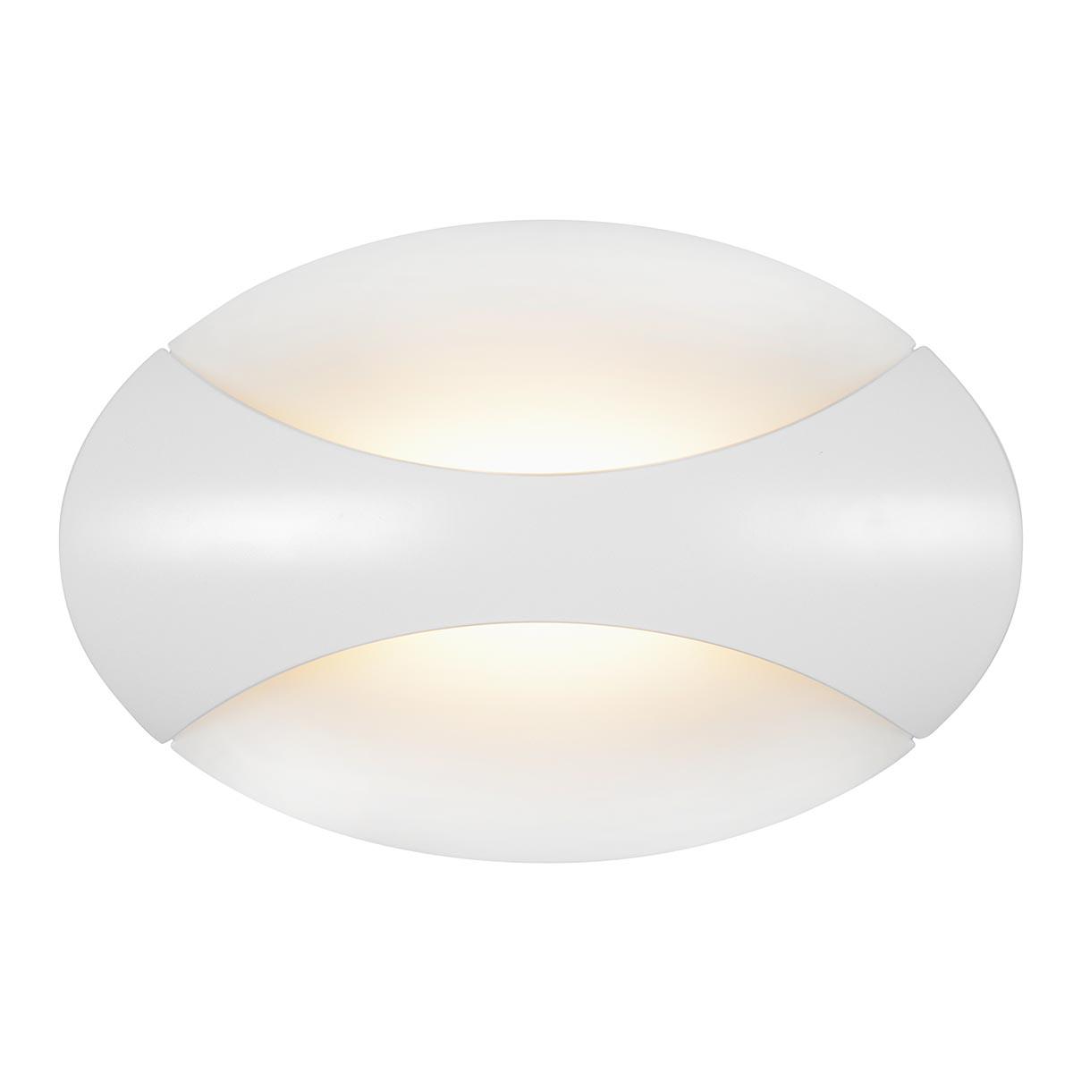 настенный светодиодный светильник iledex flux zd7151-6w wh matt white