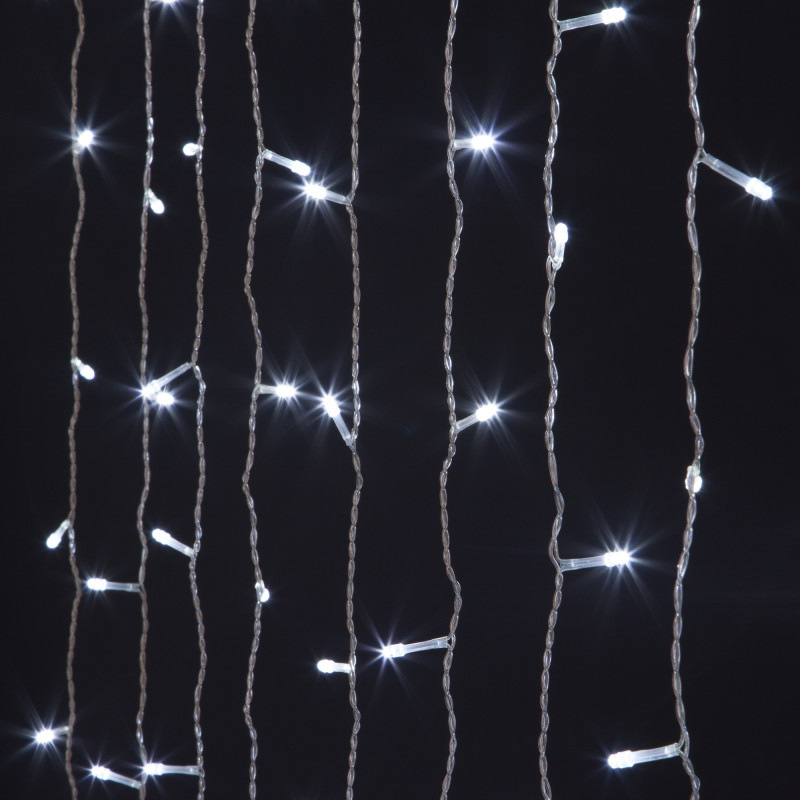 светодиодный занавес eurosvet 200-002 белый 2*3м ip20