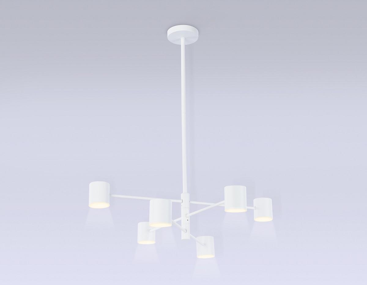 подвесная светодиодная люстра ambrella light comfort linetech fl51711