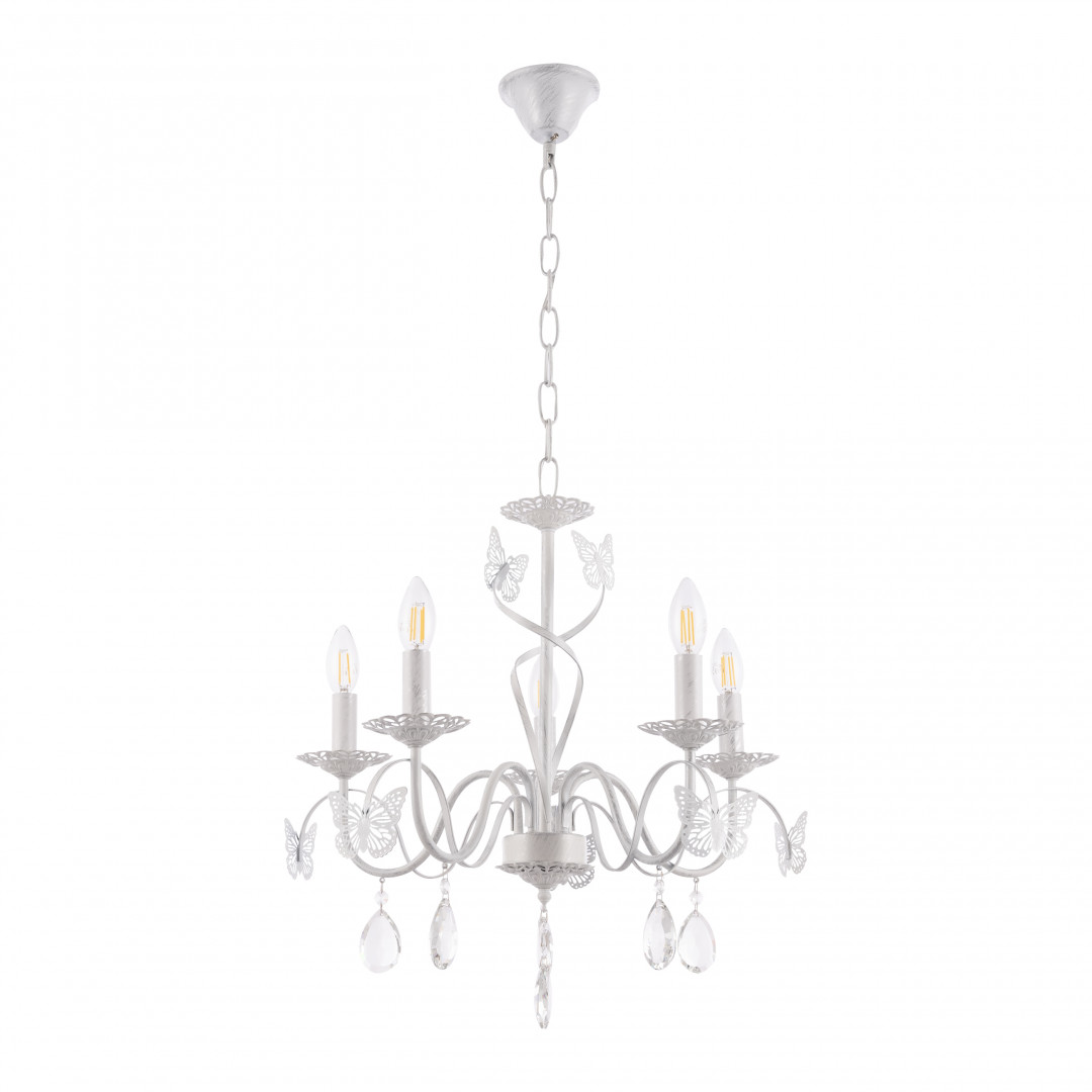 подвесная люстра arte milano 346179/5 wt+sl