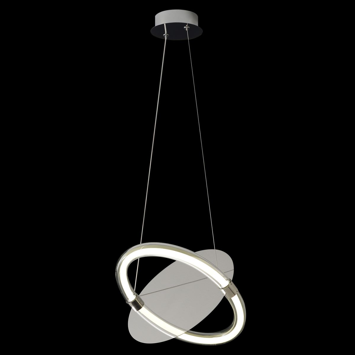 подвесной светильник crystal lux nebula sp22w led chrome