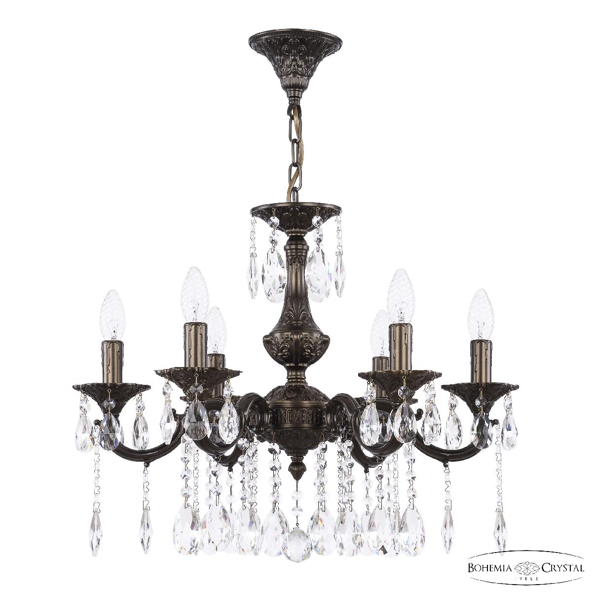 подвесная люстра bohemia ivele crystal al78101/6/175 a pd