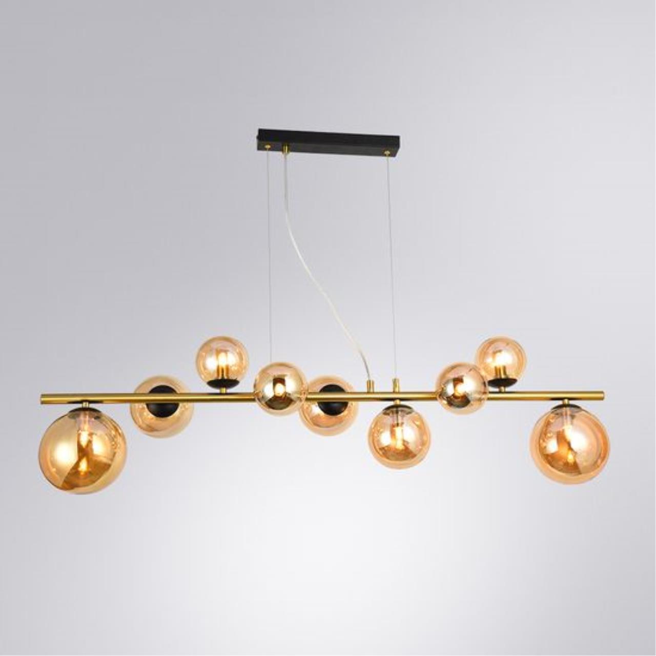 подвесная люстра arte lamp gemini a2243sp-9pb