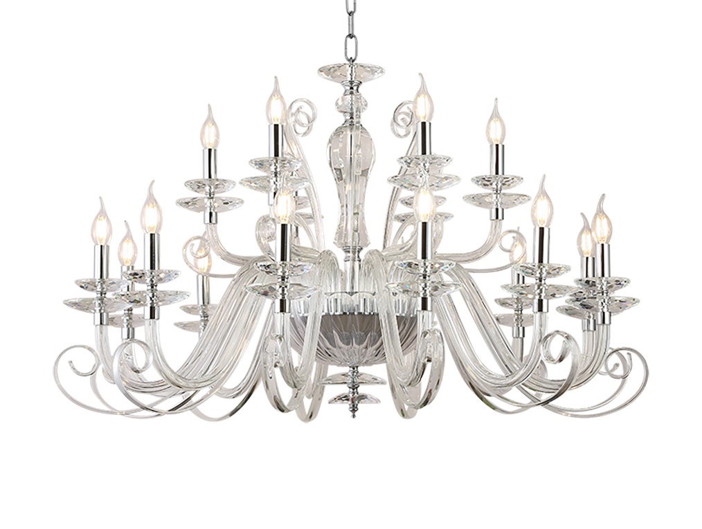 подвесная люстра newport annabelle 8576+12/c chrome м0070815