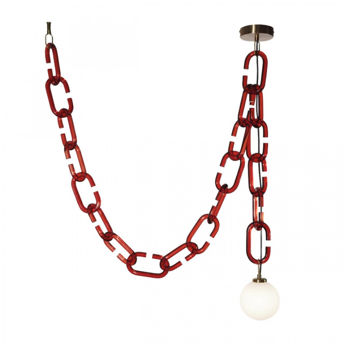 подвесной светильник loft it chain 10128c red