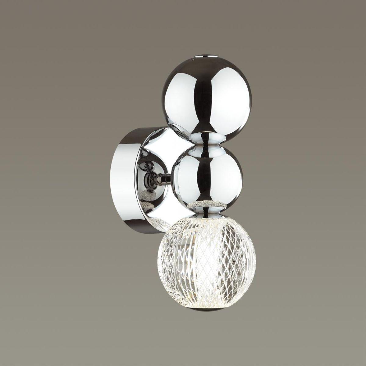 бра odeon light crystal 5007/4wl