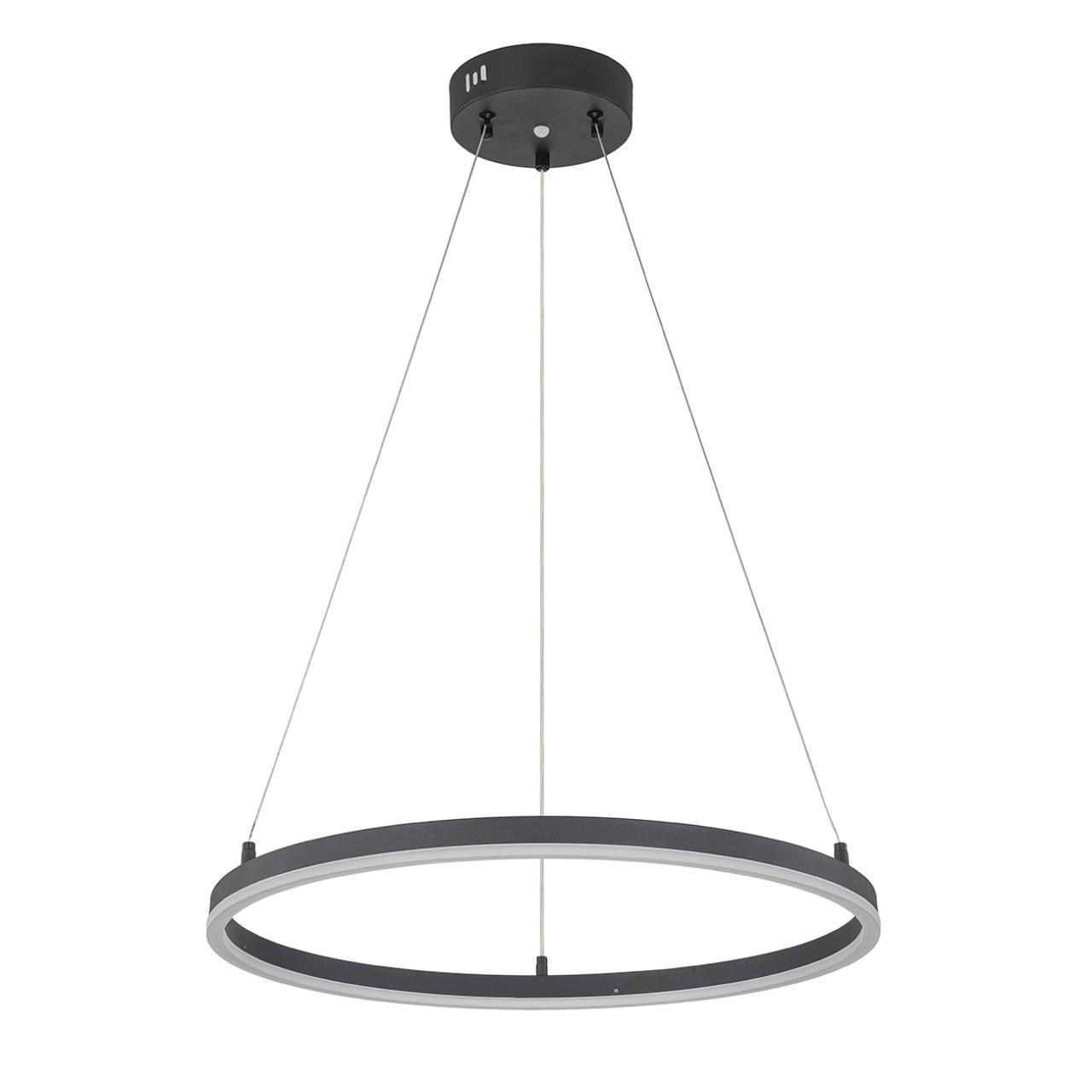 подвесной светодиодный светильник escada void 10254/1led black app