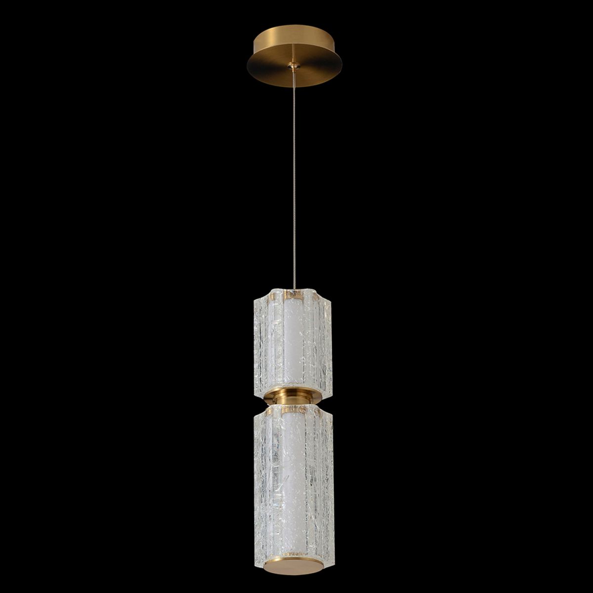 подвесной светильник crystal lux antique sp23w led brass