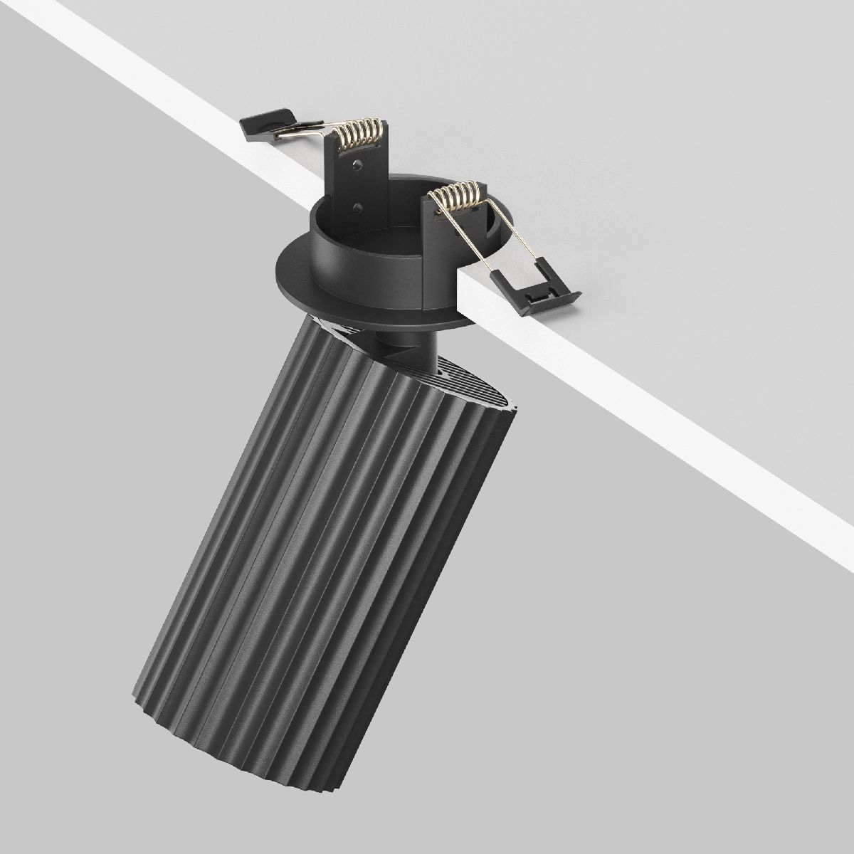 встраиваемый спот maytoni calipso c110cl-01-gu10-b