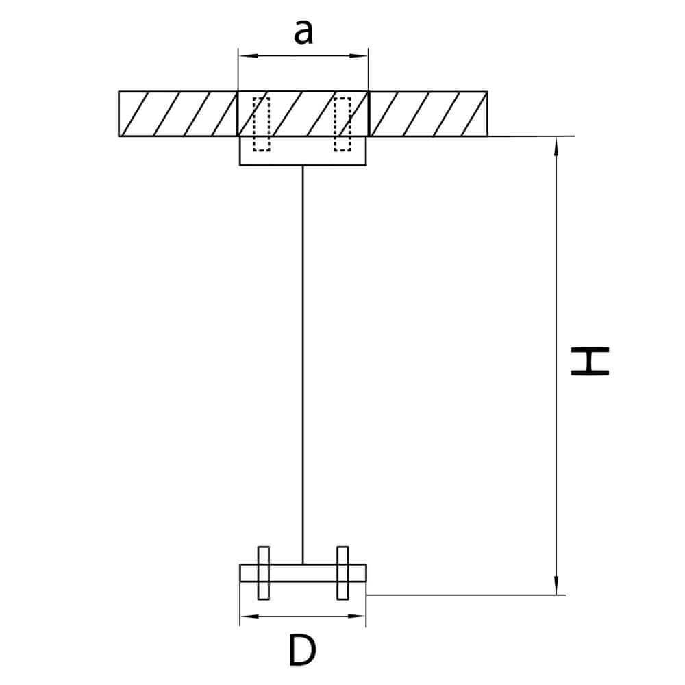 основание для светильника lightstar rullo 590057