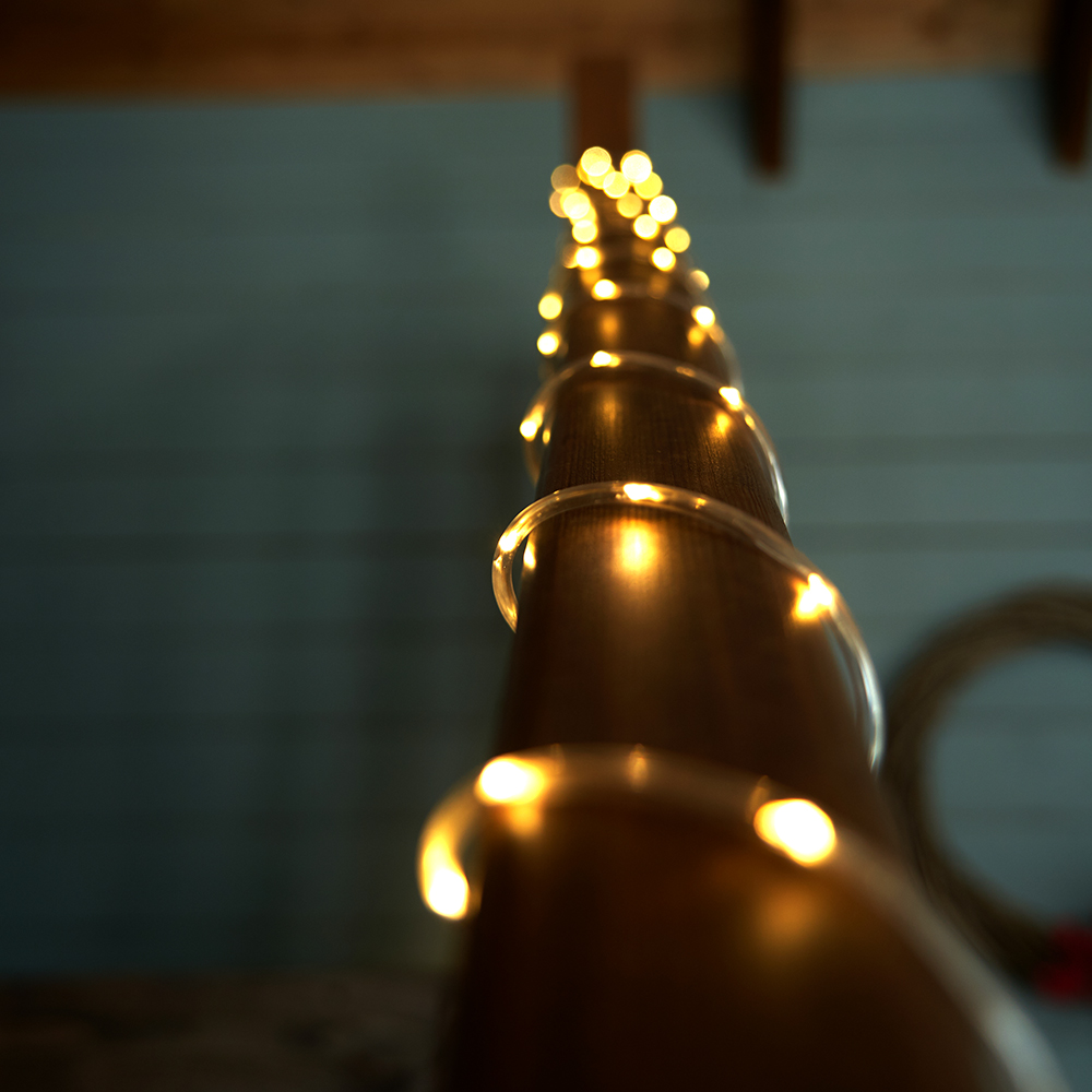 светодиодная гирлянда линейная мини дюралайт feron cl587 51460