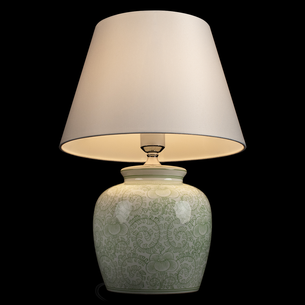 настольная лампа loft it orchid 10491t green