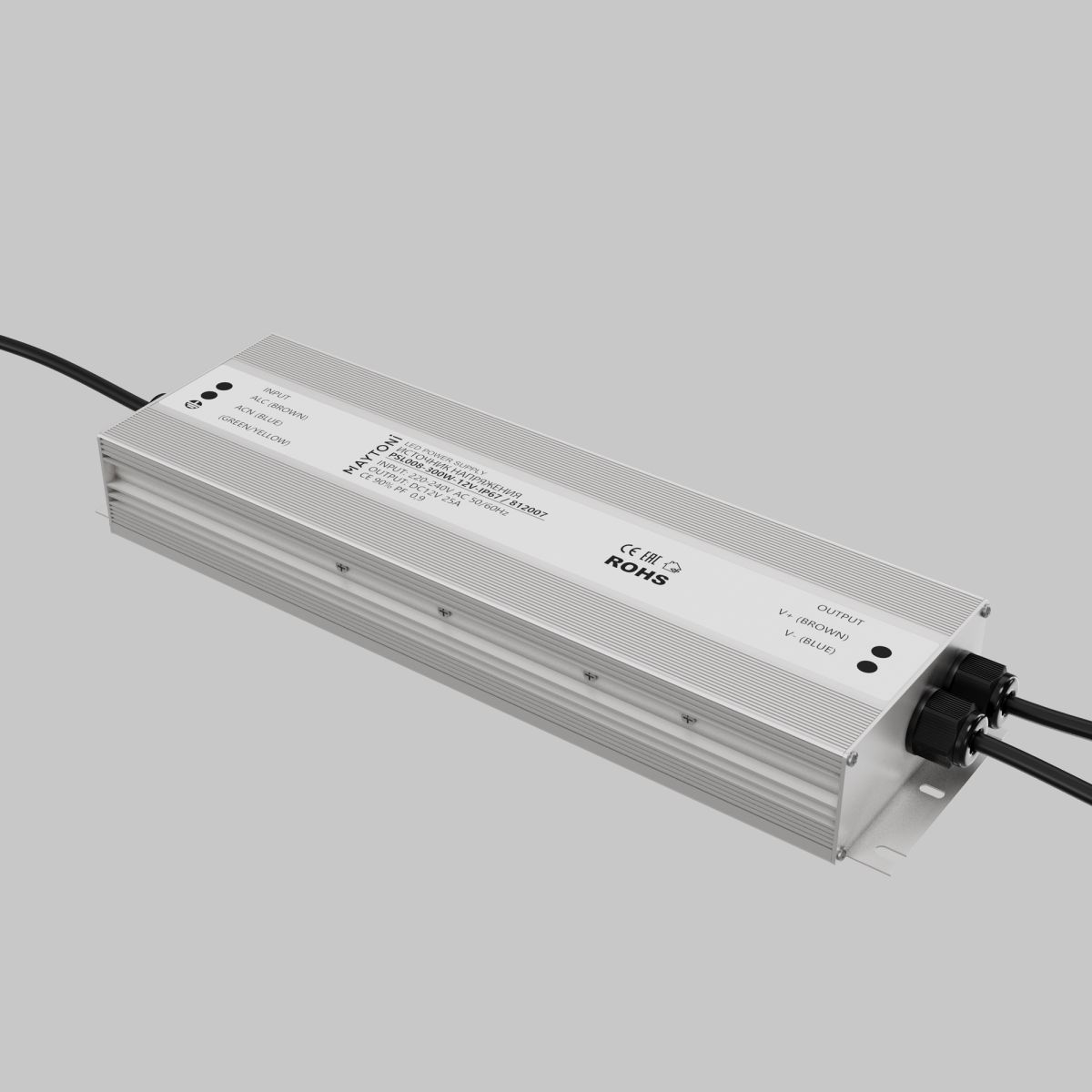 блок питания maytoni led strip psl008 12в 300вт ip67 812007