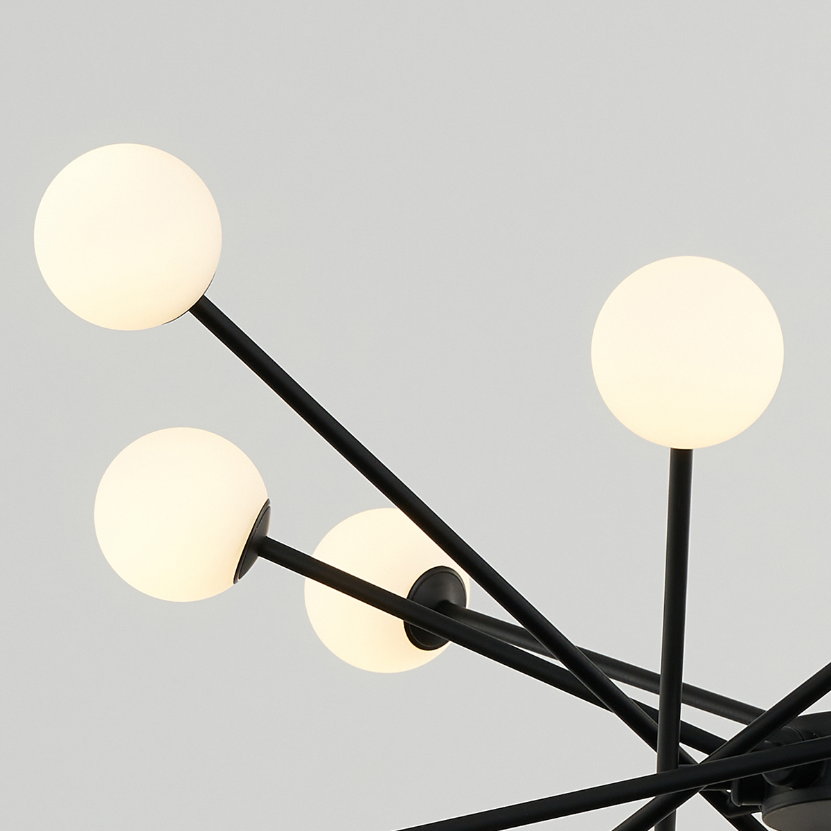 люстра на штанге delight collection md19001025-16a black