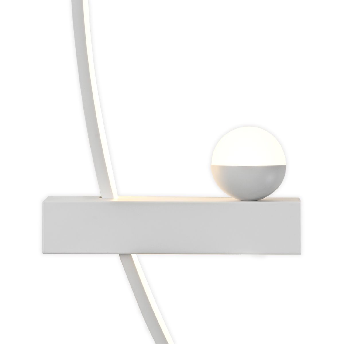 настенный светильник escada ray 10220/2led white l