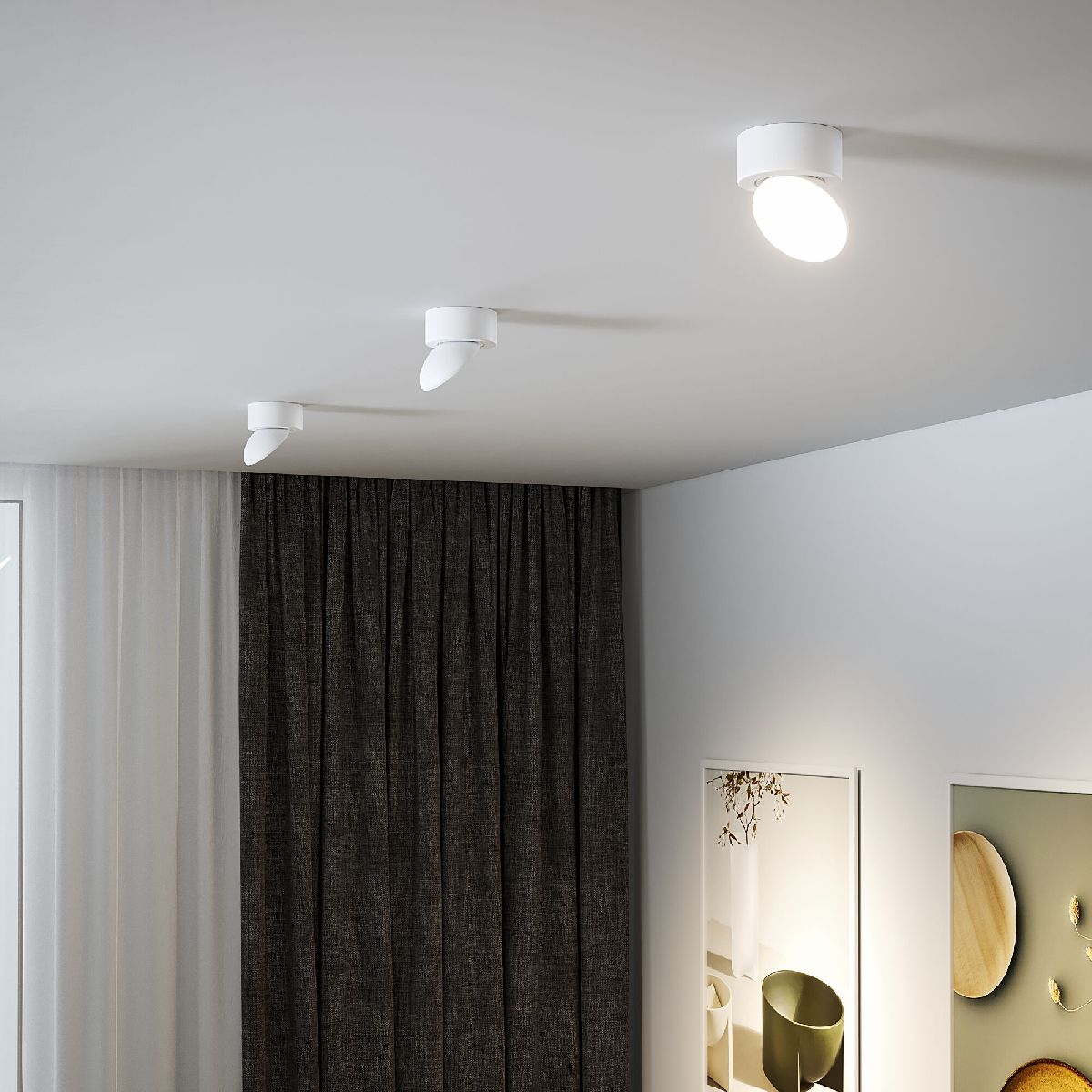 накладной спот elektrostandard smooth 25053/led a065460