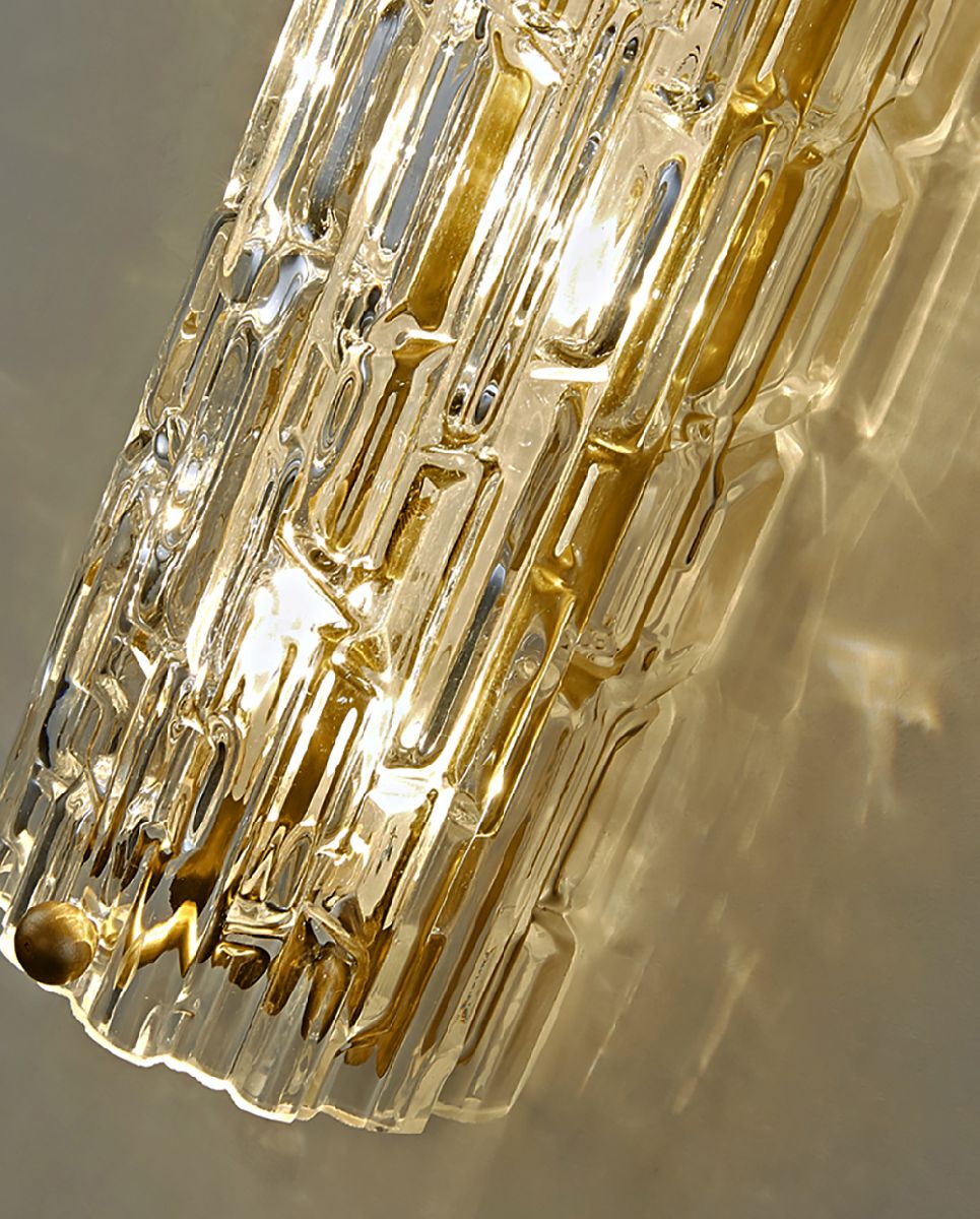 настенный светильник delight collection 88067w/l gold/clear