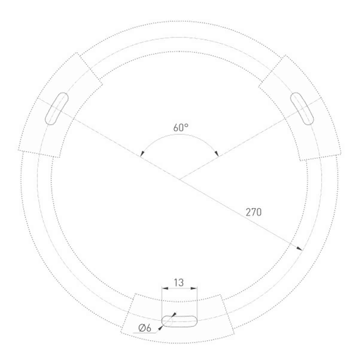 потолочный светильник arlight sp-rondo-r600-60w day4000 034825