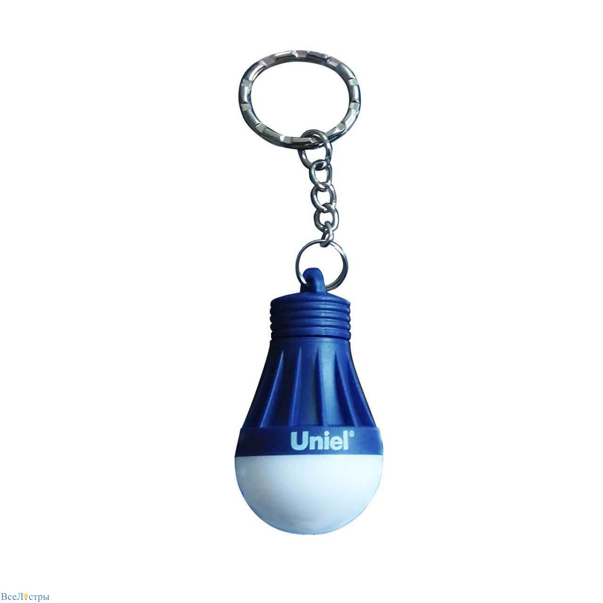 фонарь-брелок светодиодный «uniel» uniel standard mini от батареек 55х30 s-kl023-t blue ul-00004093