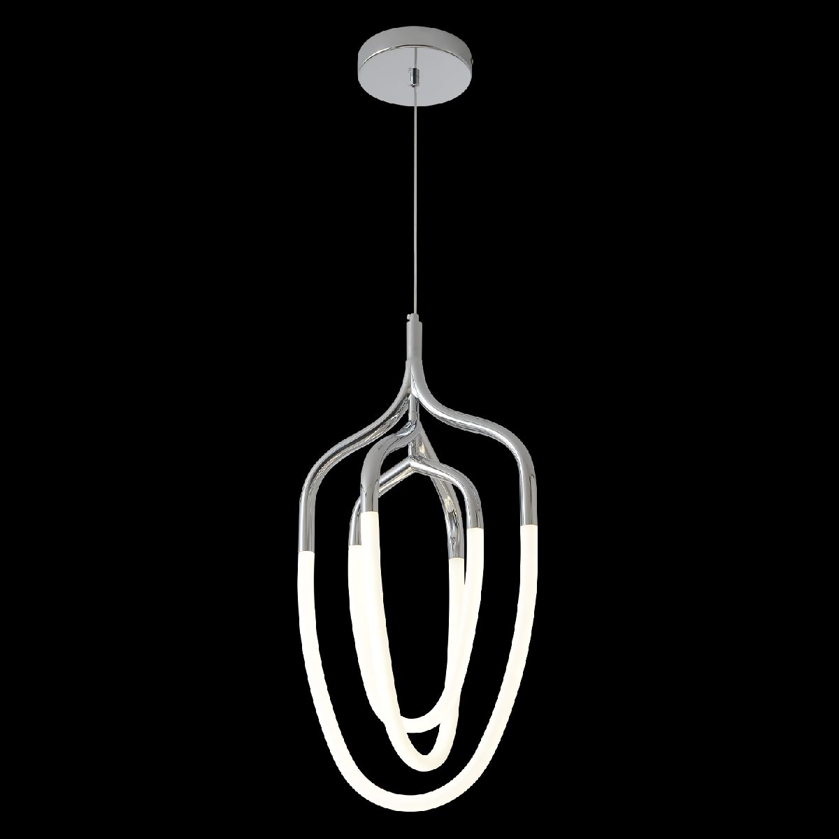 подвесной светильник crystal lux pera sp50w led chrome