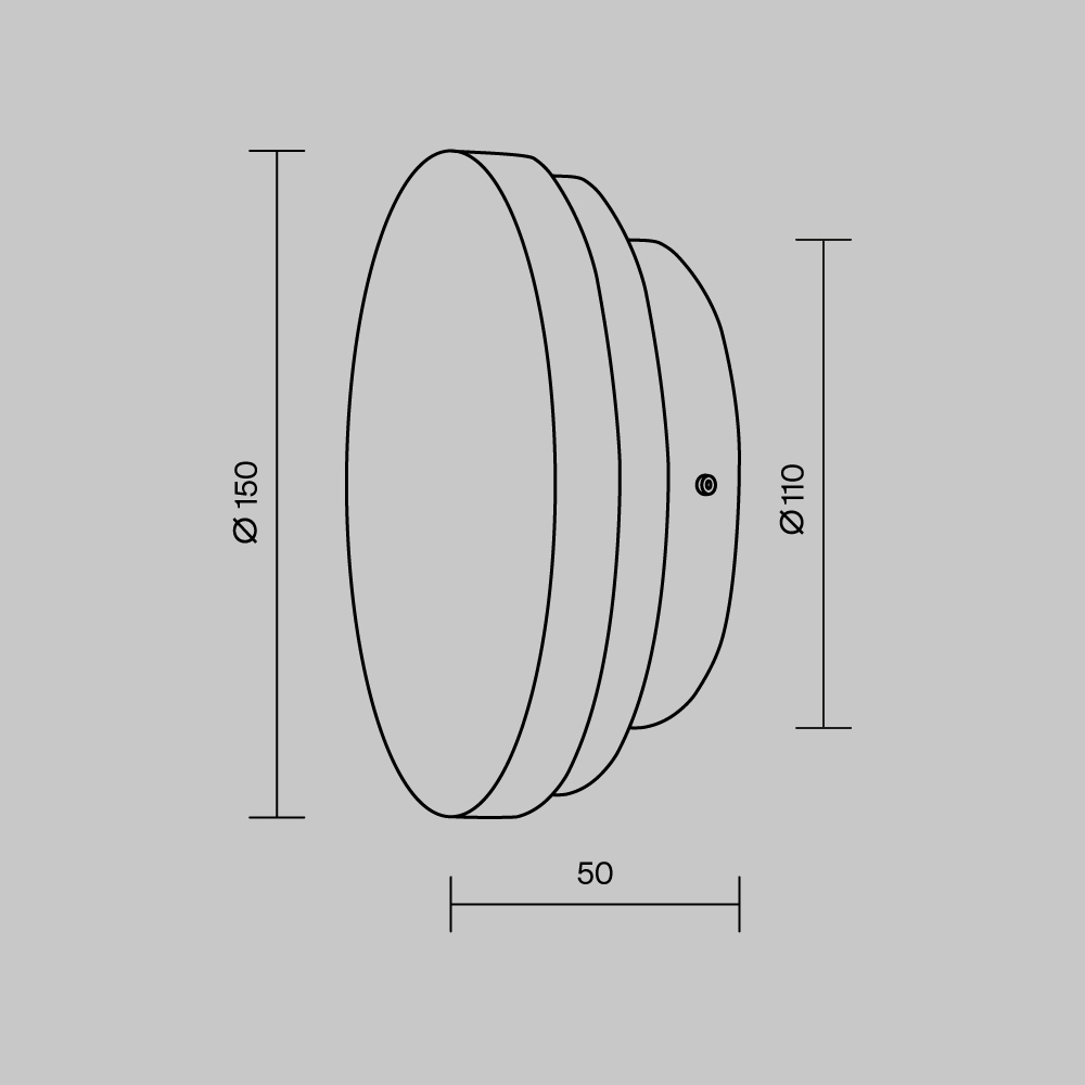 настенный светильник maytoni basic texture mod461wl-l5bgk