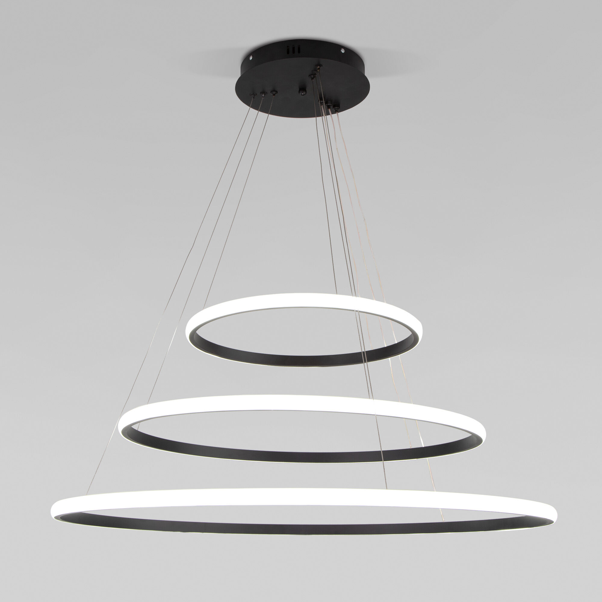 подвесная люстра eurosvet collars 90264/3 черный