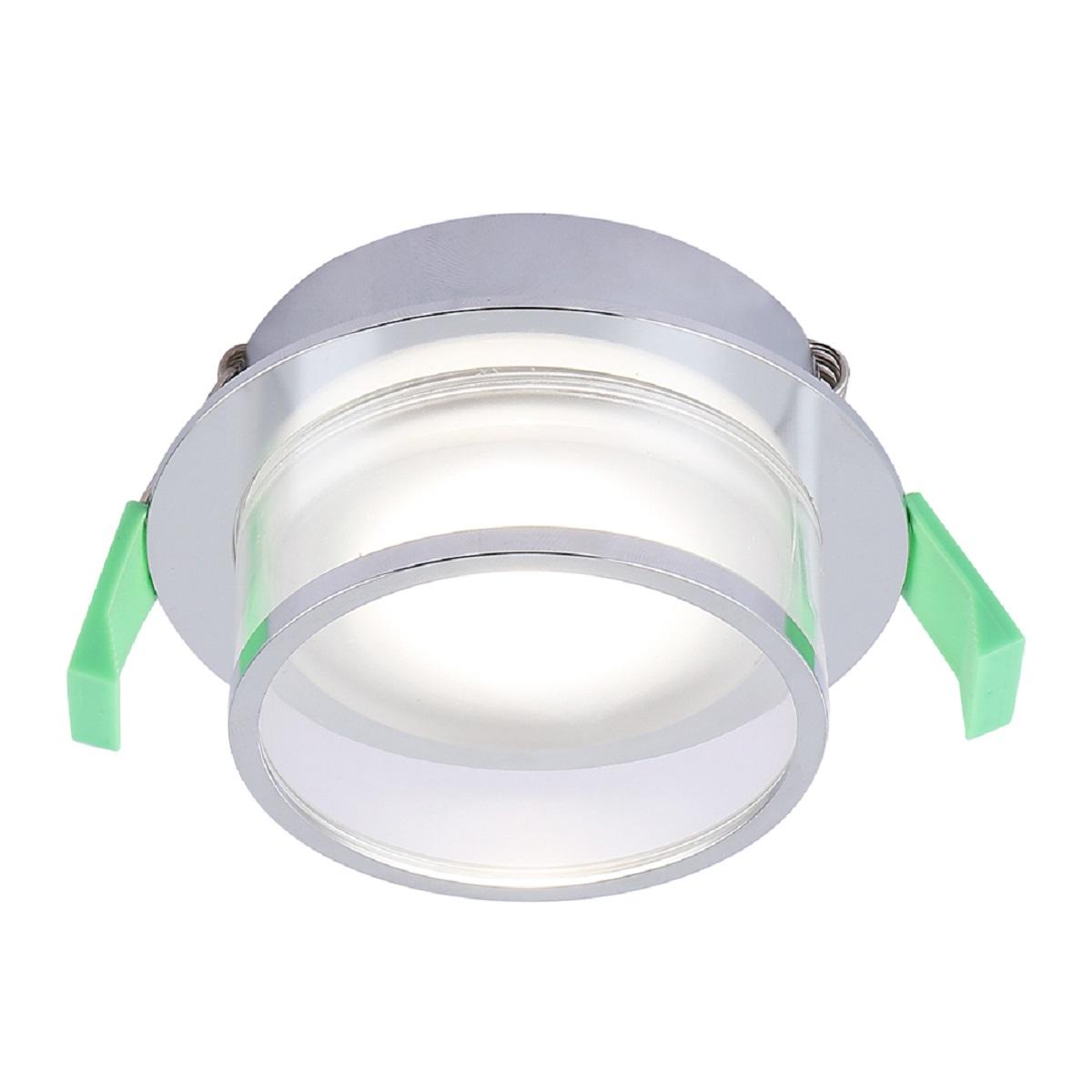 встраиваемый светильник crystal lux clt 061c1 ch
