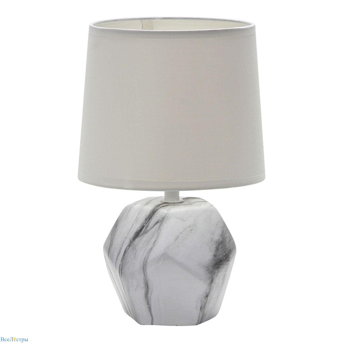 настольная лампа escada marble 10163/t white