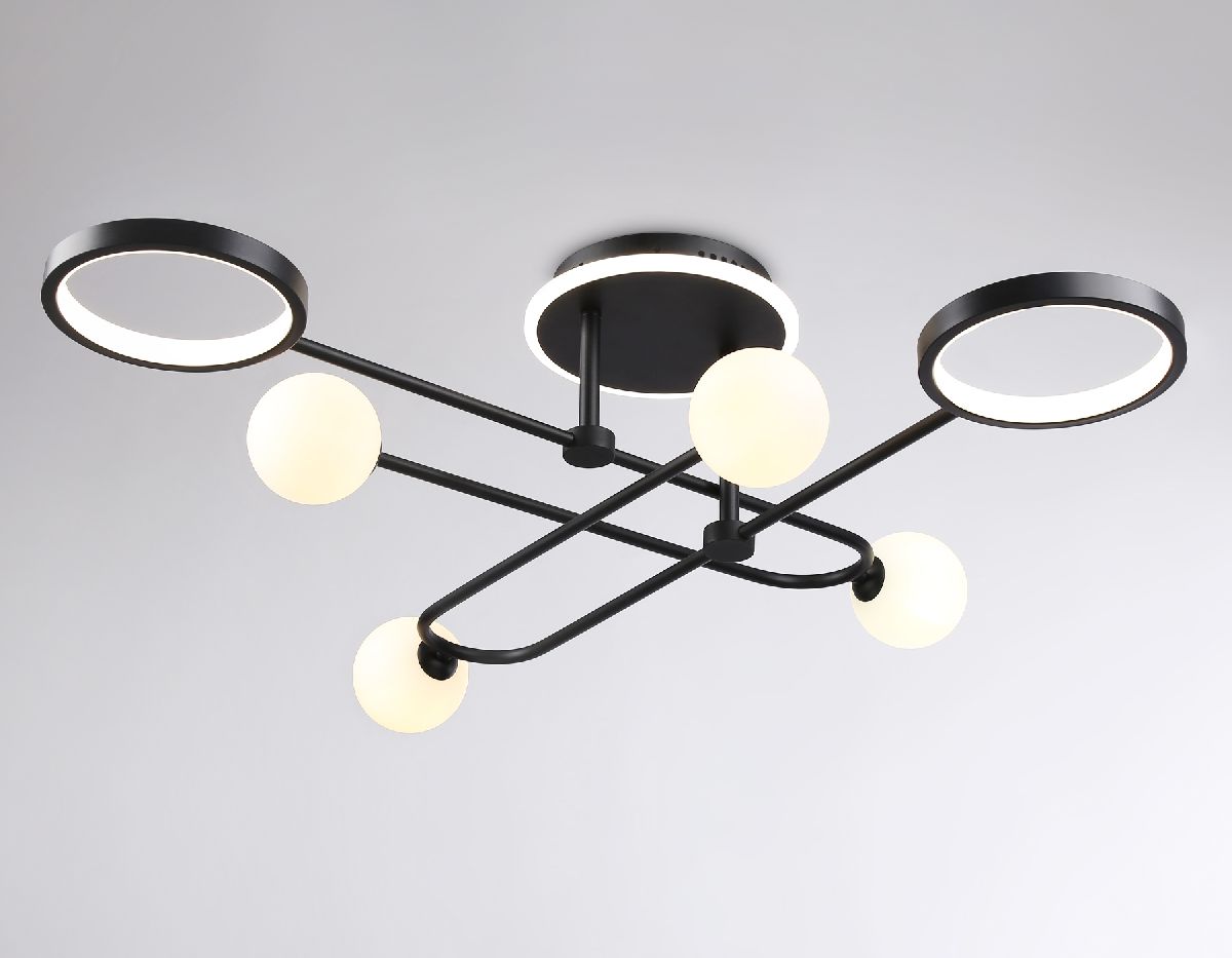 потолочная люстра ambrella light comfort linetech fl66232