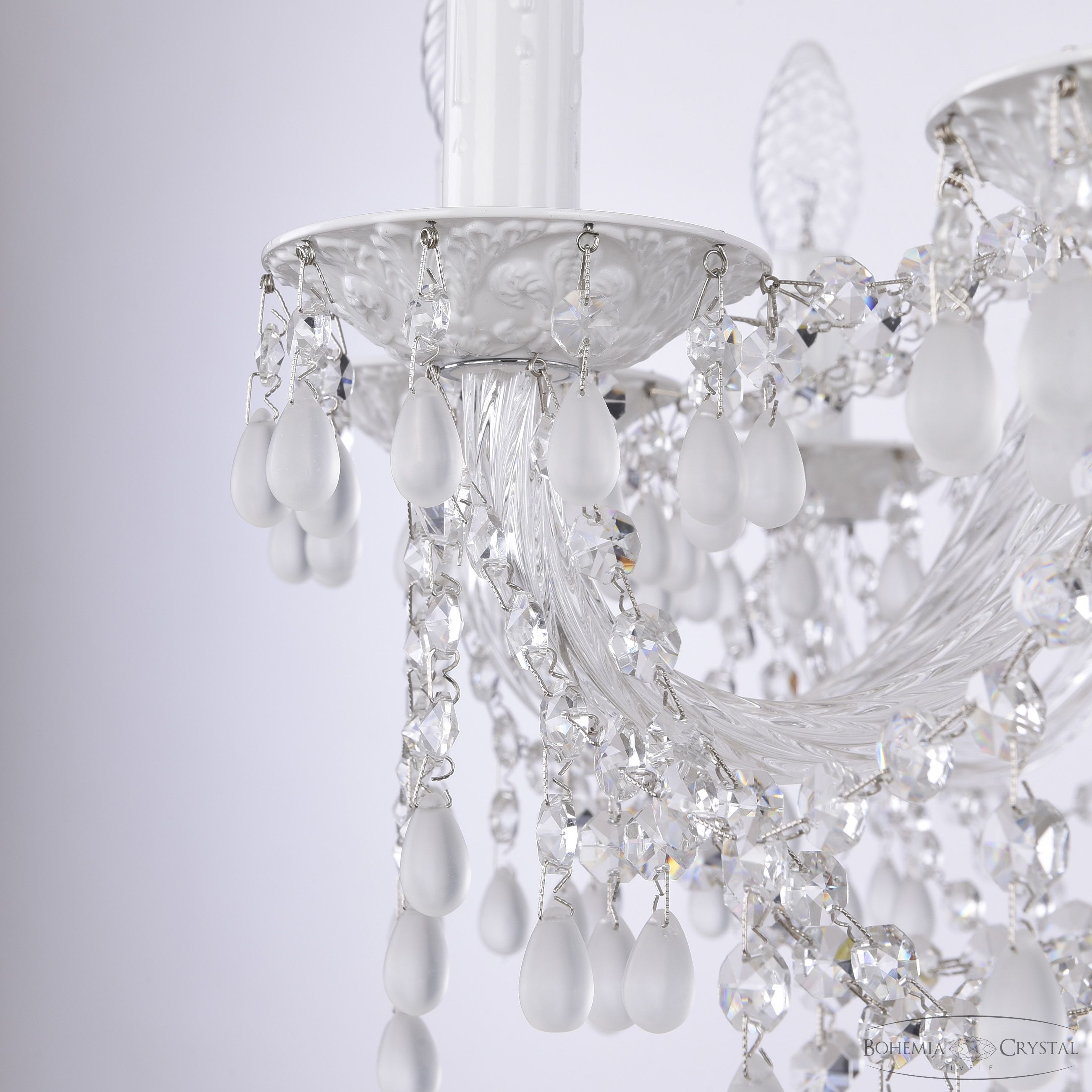 подвесная люстра bohemia ivele crystal al16310/10/240 wg v0300