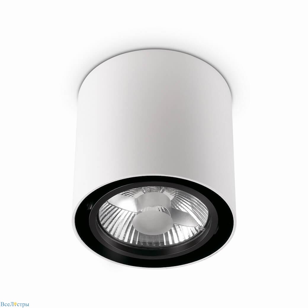 потолочный светильник ideal lux mood pl1 d15 round bianco 140872