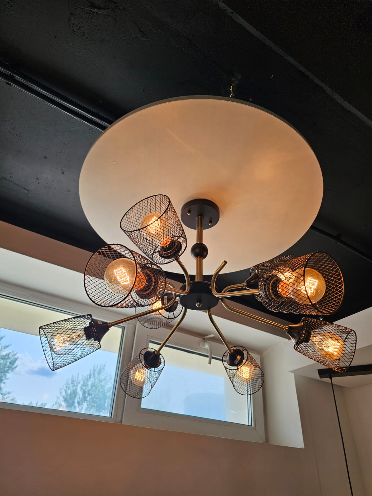 люстра на штанге lumion abris 8191/9c