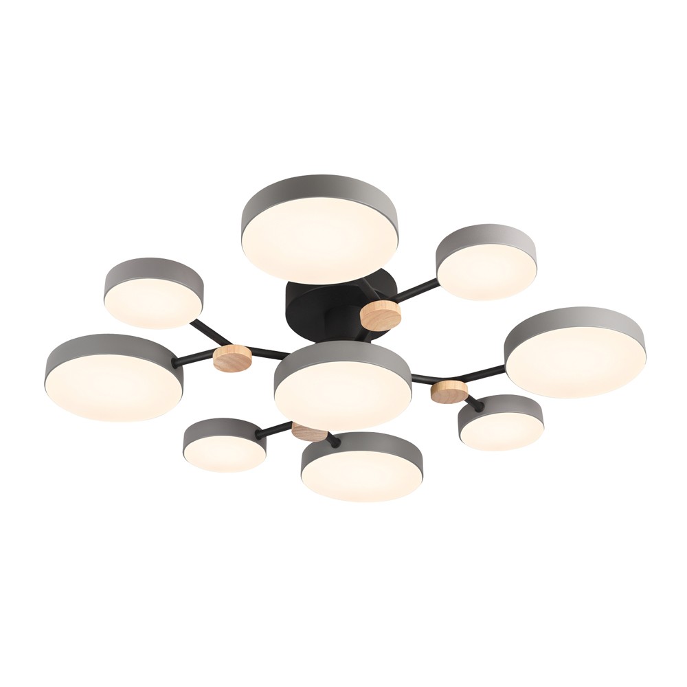 потолочная люстра led4u l3201-780 gr