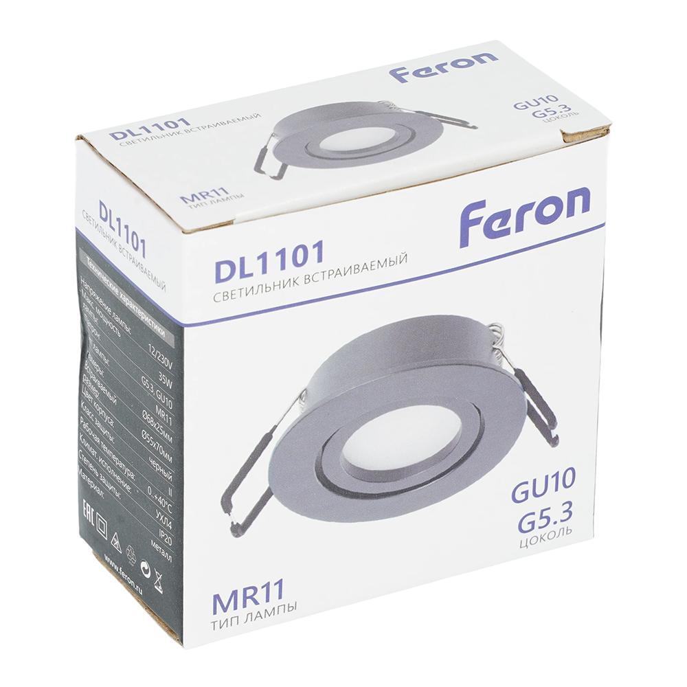 встраиваемый светильник feron dl1101 51947