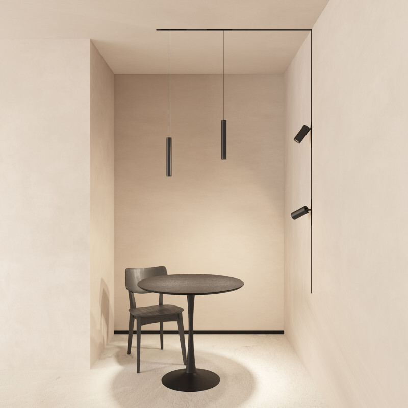 трековый подвесной светильник denkirs smart spot zigbee dk8308-bk