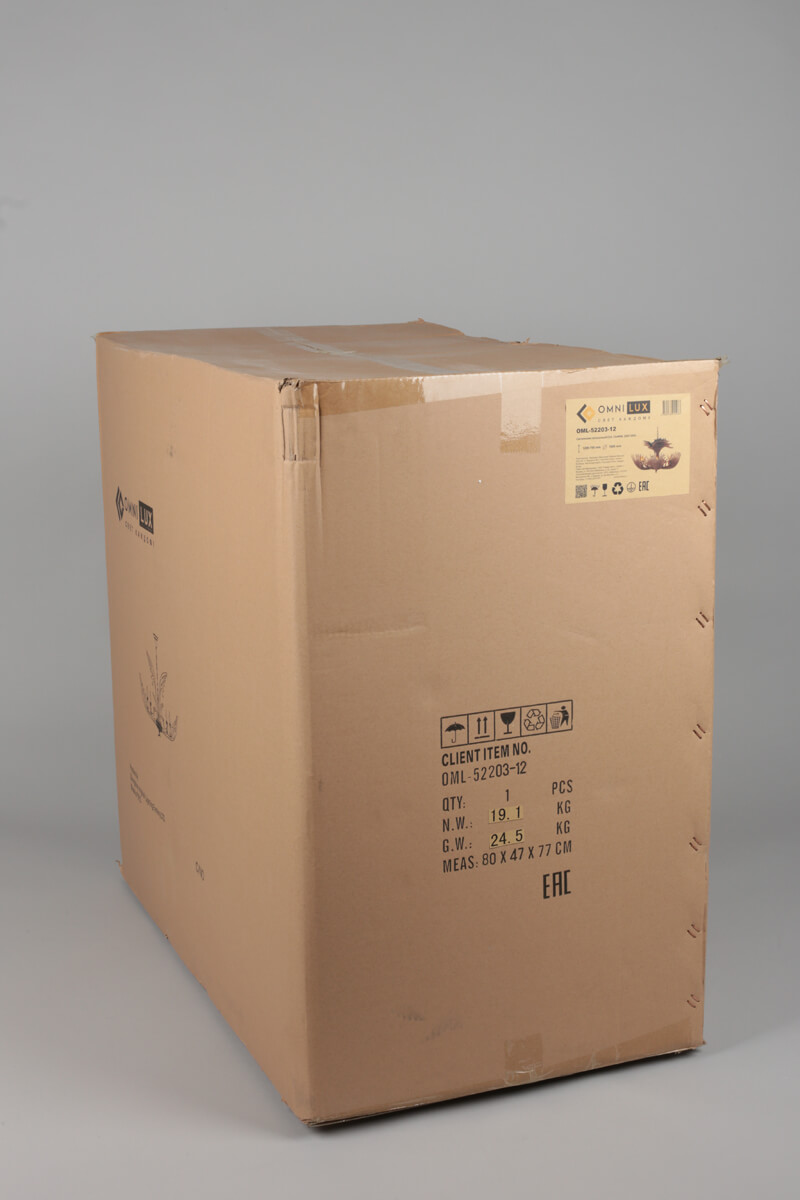 подвесная люстра omnilux sinio oml-52203-12
