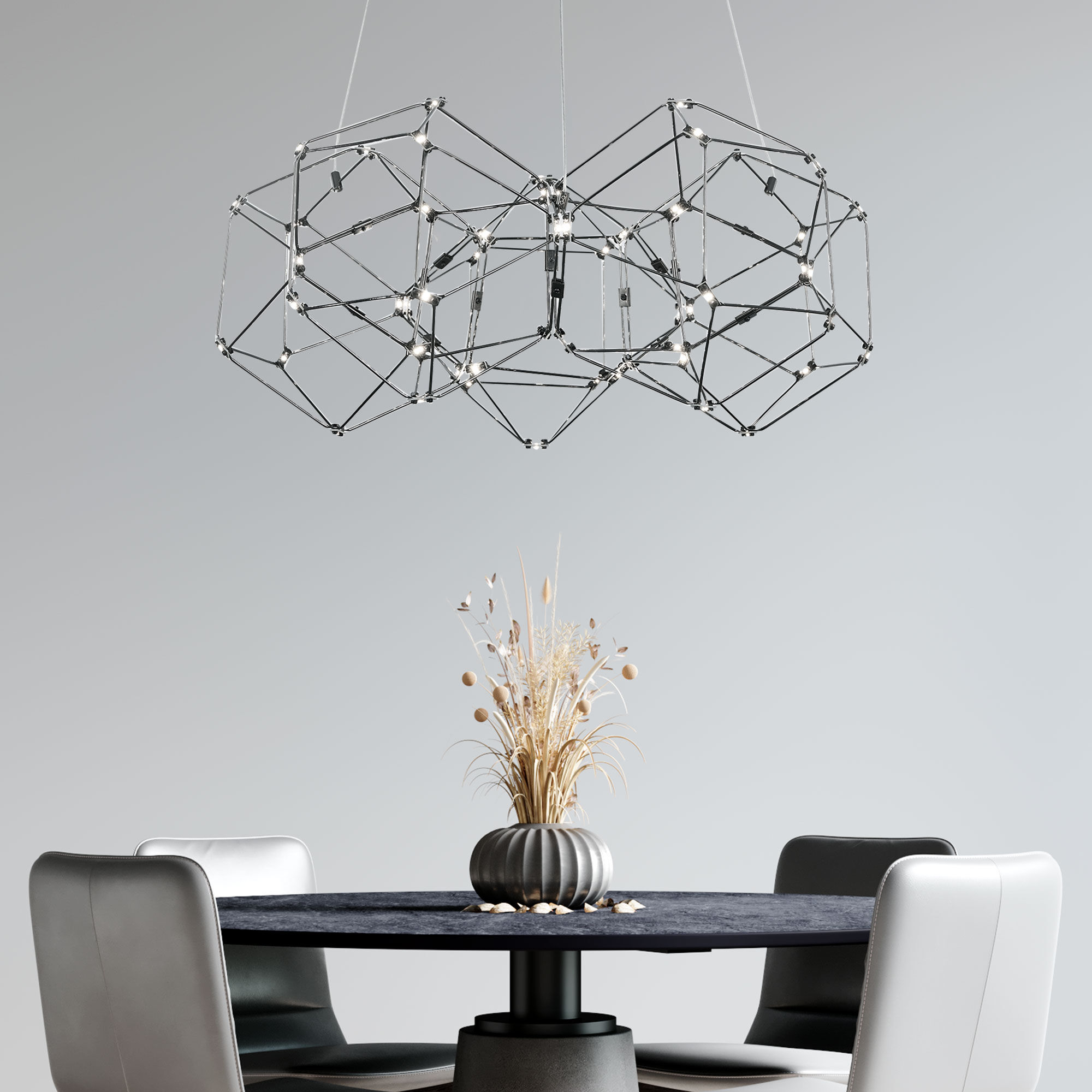 подвесной светильник eurosvet uma 90169/5 черный жемчуг a061150