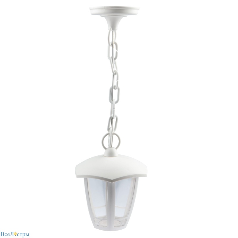уличный подвесной светильник эра нсу 07-40-002 «марсель 1» белый б0051204