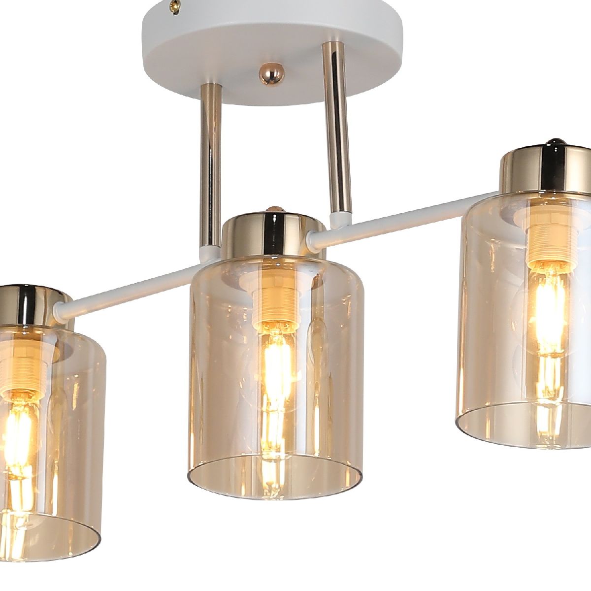 потолочная люстра illumico il6111-5cou-79 wh gd qui