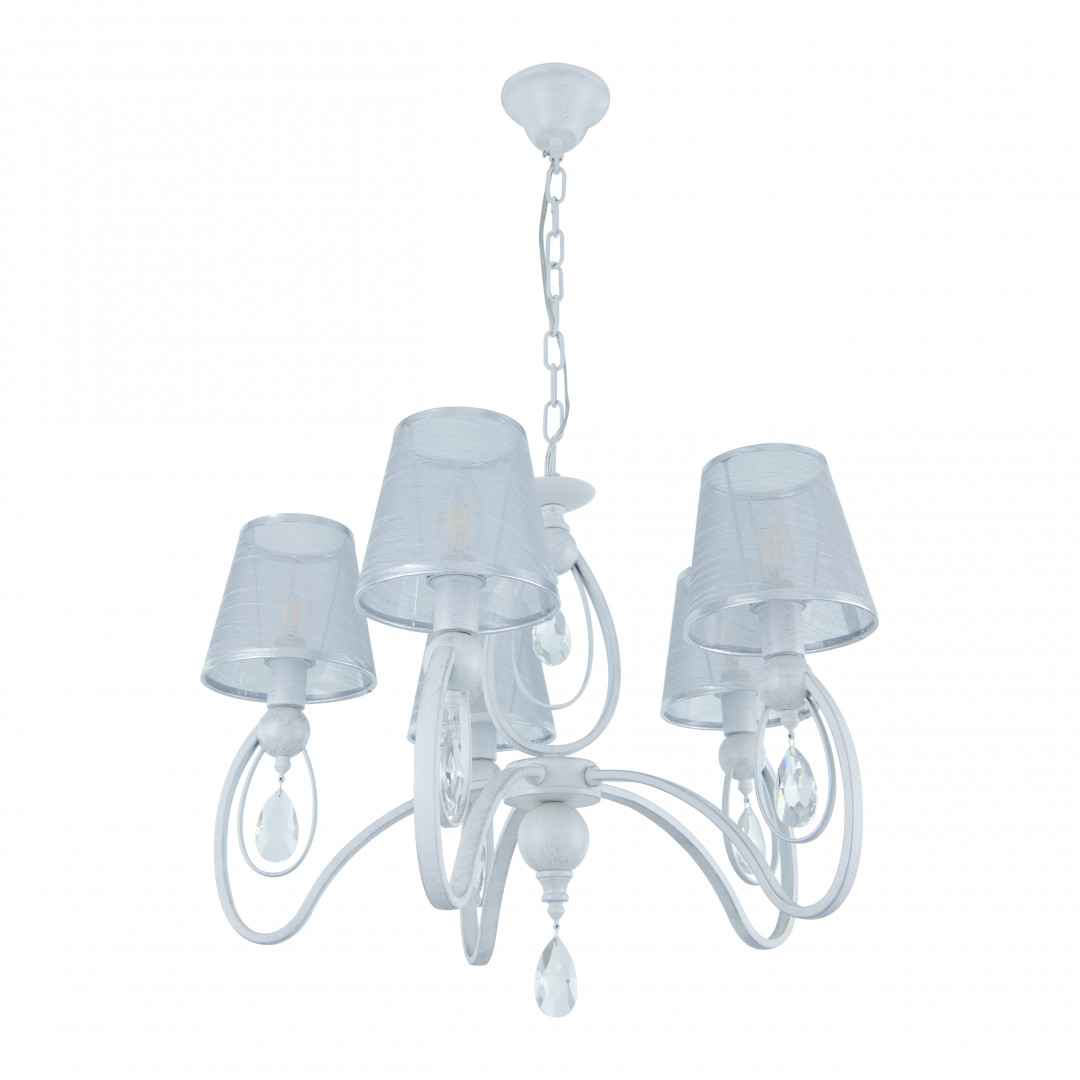 подвесная люстра arte milano 347203/5 wt+sl