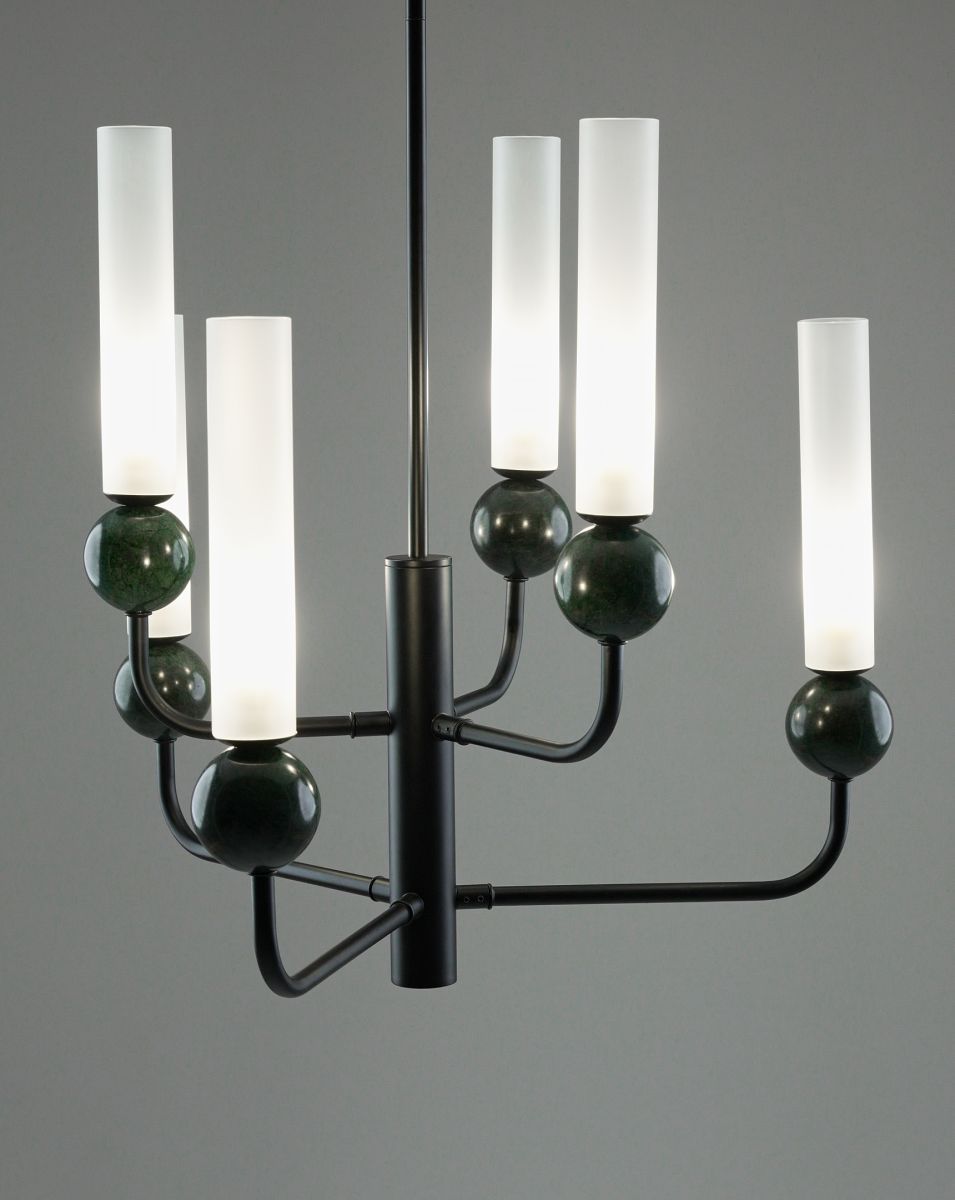 люстра на штанге moderli illis v11792-6p