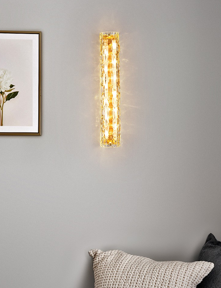 настенный светильник delight collection 88085 88085w/s gold/clear
